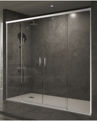 Paroi Douche Double Chromé Easy - SBX