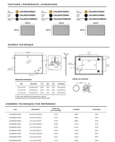 Miroir California - LEDIMEX