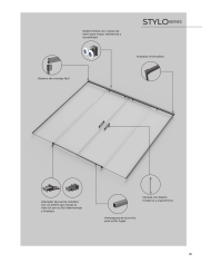 Paroi Douche Double Noir mat Easy - SBX