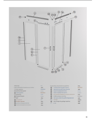 Paroi Douche Angle Chromé Easy - SBX