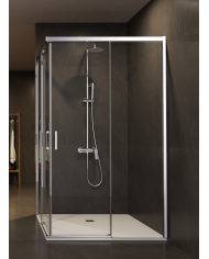 Paroi Douche Angle Chromé Easy - SBX