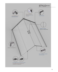 Paroi Douche Angle Noir Mat Easy - SBX