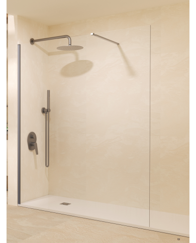 Paroi Douche Black gun metal Screen - SBX