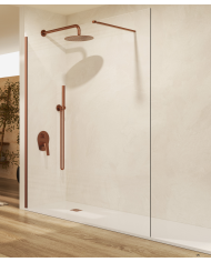 Paroi Douche Or rose brossé Screen - SBX