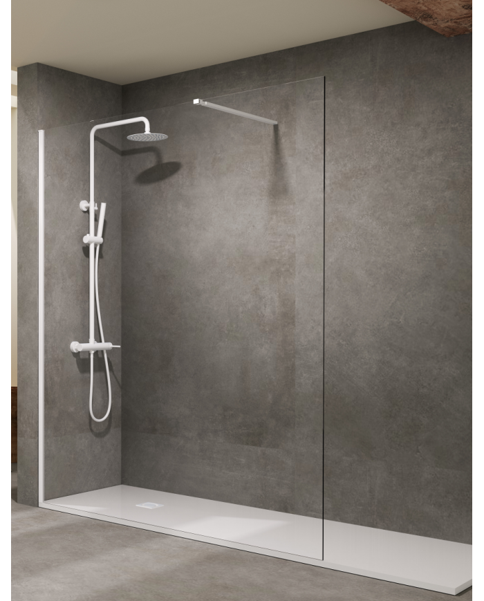 Paroi Douche Blanc mat Screen - SBX