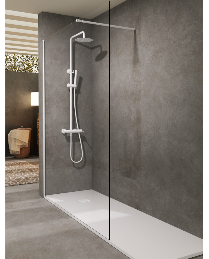Paroi Douche Blanc mat Screen - SBX