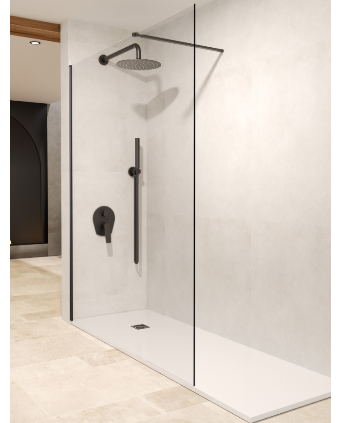 Paroi Douche Noir mat Screen - SBX