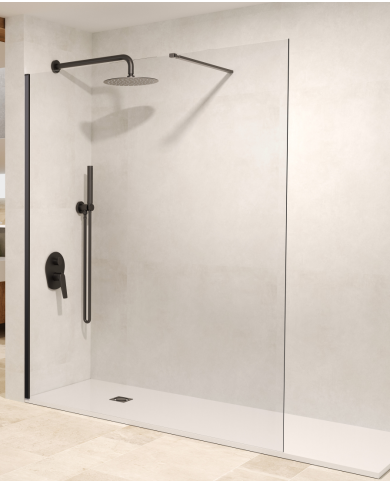 Paroi Douche Noir mat Screen - SBX