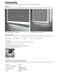 Miroir Holanda - LEDIMEX