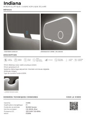 Miroir Indiana - LEDIMEX