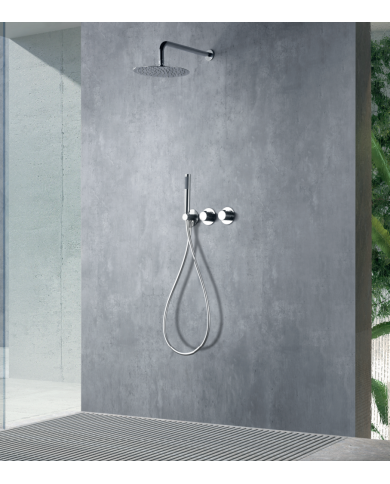 Robinetterie thermostatique encastrée Chrome