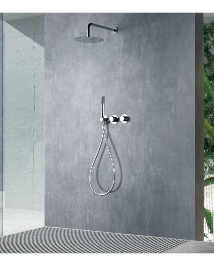 Robinetterie thermostatique encastrée Chrome