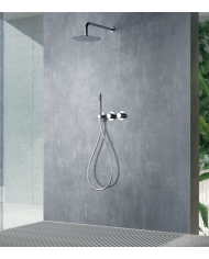 Robinetterie thermostatique encastrée Chrome