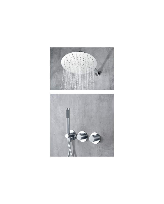 Robinetterie thermostatique encastrée Chrome