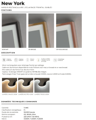 Miroir New York - LEDIMEX