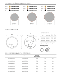 Miroir Paris - LEDIMEX