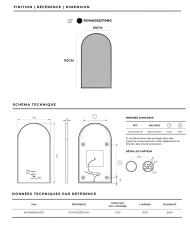 Miroir Roma - LEDIMEX