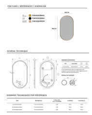 Miroir Tokyo - LEDIMEX
