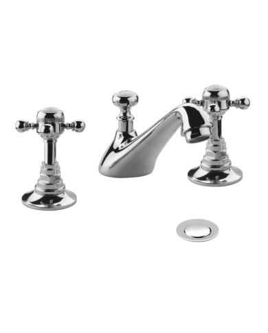 Mélangeur lavabo croisillons - Lichfield Imperial