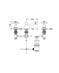 Mélangeur bidet - Sbordoni