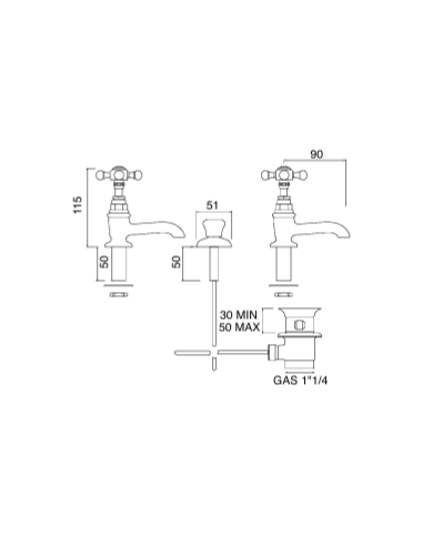 Robinets lavabo - Sbordoni