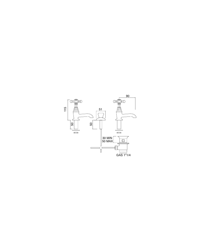 Robinets lavabo - Sbordoni