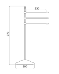 Porte-serviettes - Sbordoni