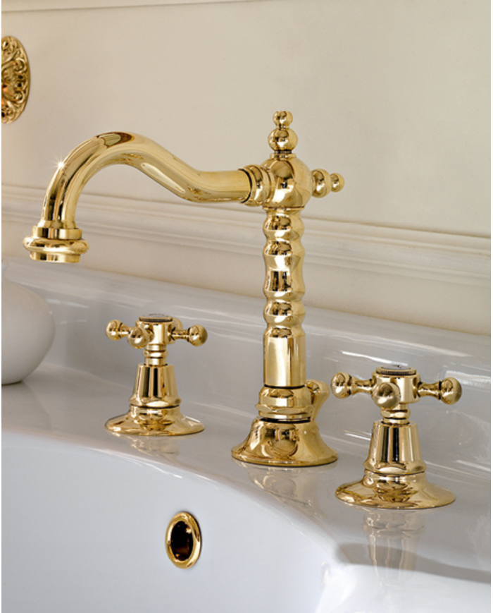 Mélangeur lavabo à 3 trous - Sbordoni