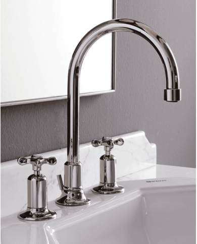 Mélangeur 3 trous bec haut - Sbordoni