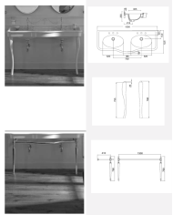 Console double Palladio - Sbordoni