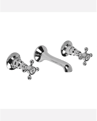 Robinet 3 trous mural Lamport - Cifial