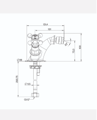 Robinet bidet Lamport - Cifial