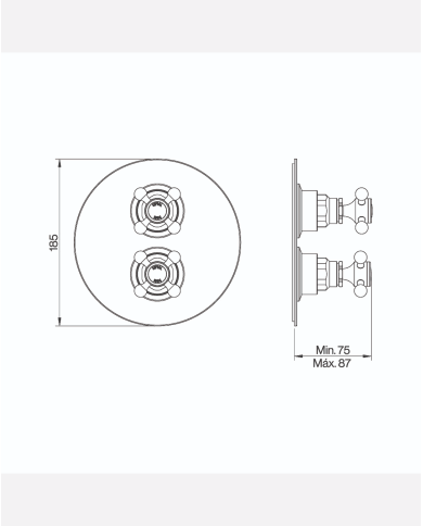 Mitigeur thermostatique Lamport - Cifial