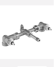 Mélangeur lavabo mural 3 trous Hexa - Cifial