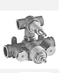 Thermostatique mural 2 sorties L-Spout Cifial