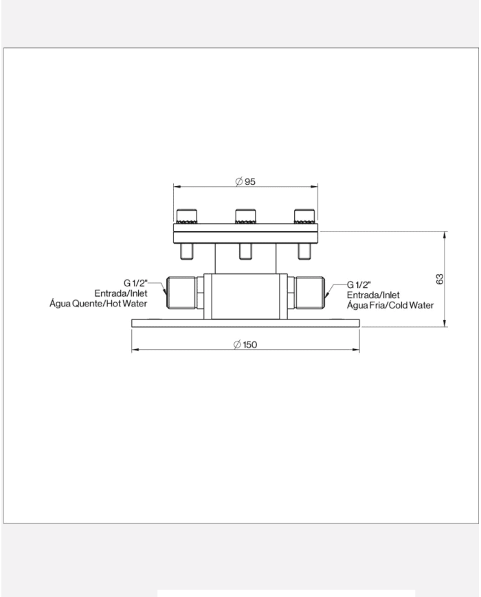 Mélangeur au sol baignoire M3 - Cifial