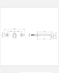 Mélangeur lavabo encastré 3 trous M3 - Cifial