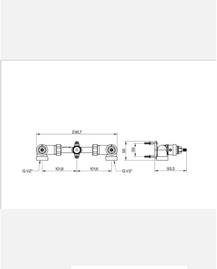 Mélangeur lavabo encastré 3 trous M3 - Cifial
