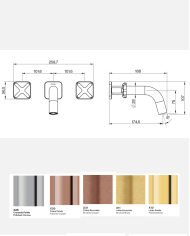 Mitigeur baignoire encastré 3 trous TX300 - Cifial