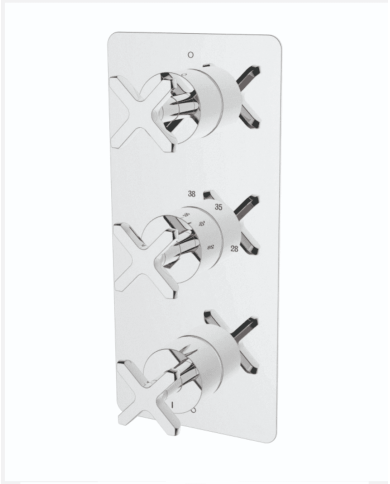 Mitigeur vertical douche thermostatique 3 sorties TX300 - Cifial