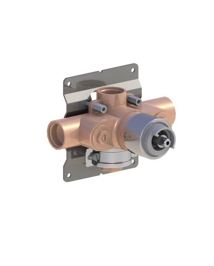 Mitigeur thermostatique plaque ronde Ascott Horus