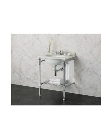 Lavabo deux pieds Metallo 61 Quartz Victoria + Albert