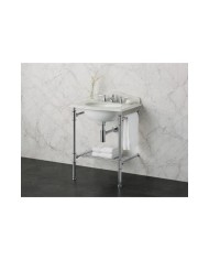 Lavabo deux pieds Metallo 61 Quartz Victoria + Albert