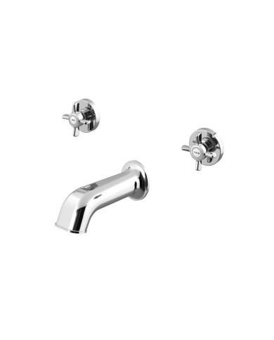 Mélangeur mural 3 trous baignoire Imperial Bruma