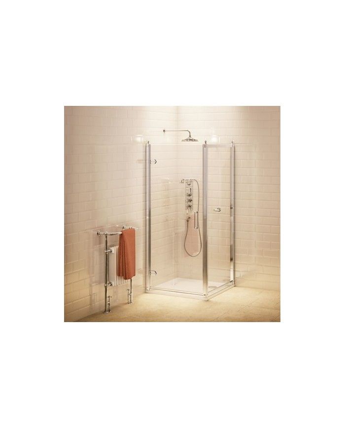 Porte douche pivotante et panneau latéral Burlington