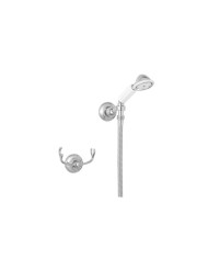 Ensemble douche crochet fixe et rotule - Italica Stella