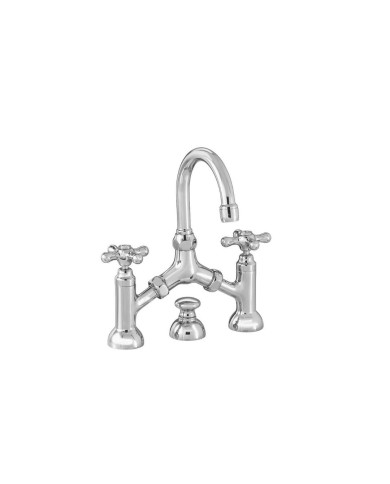 Mélangeur entraxe variable bec orientable vidage Roma Stella