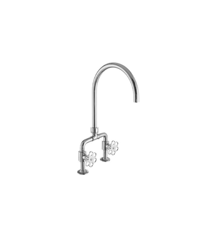 Mitigeur évier 2 trous à poser Tubs