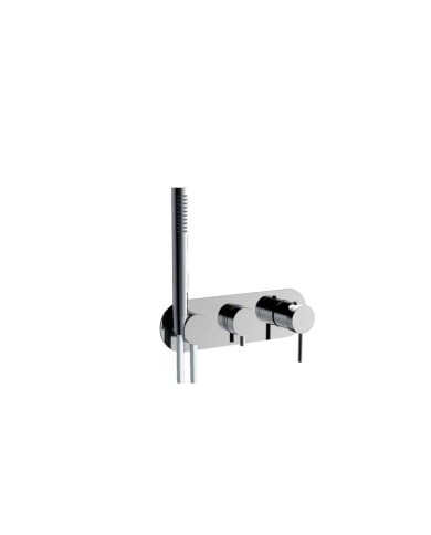 Mitigeur thermostatique plaque ronde à encastrer Link