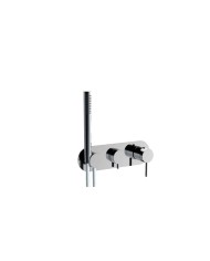 Mitigeur thermostatique plaque ronde à encastrer Link